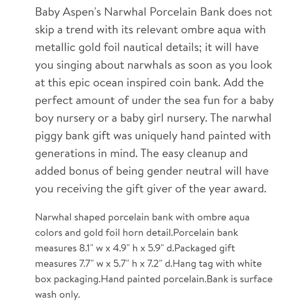🪙Narwhal Coin Bank - Picture 15 of 15
